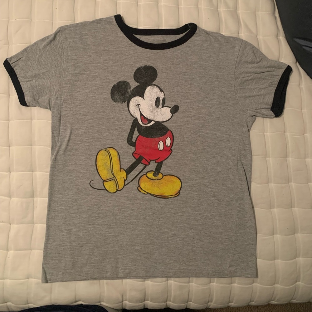 Mickey Mouse ringer t-shirt sz youth L (10/12)